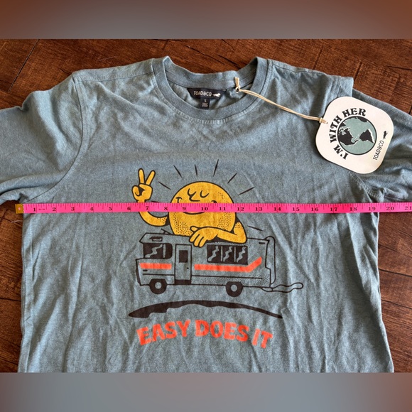 NWT | Toad & Co Hemp Daily Short Sleeve Tee | Easy Does It - Picture 5 of 8